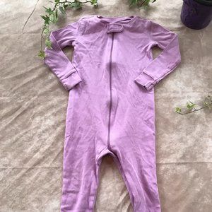 Primary Lavender Purple Zip Romper Footless Sleeper 18-24M